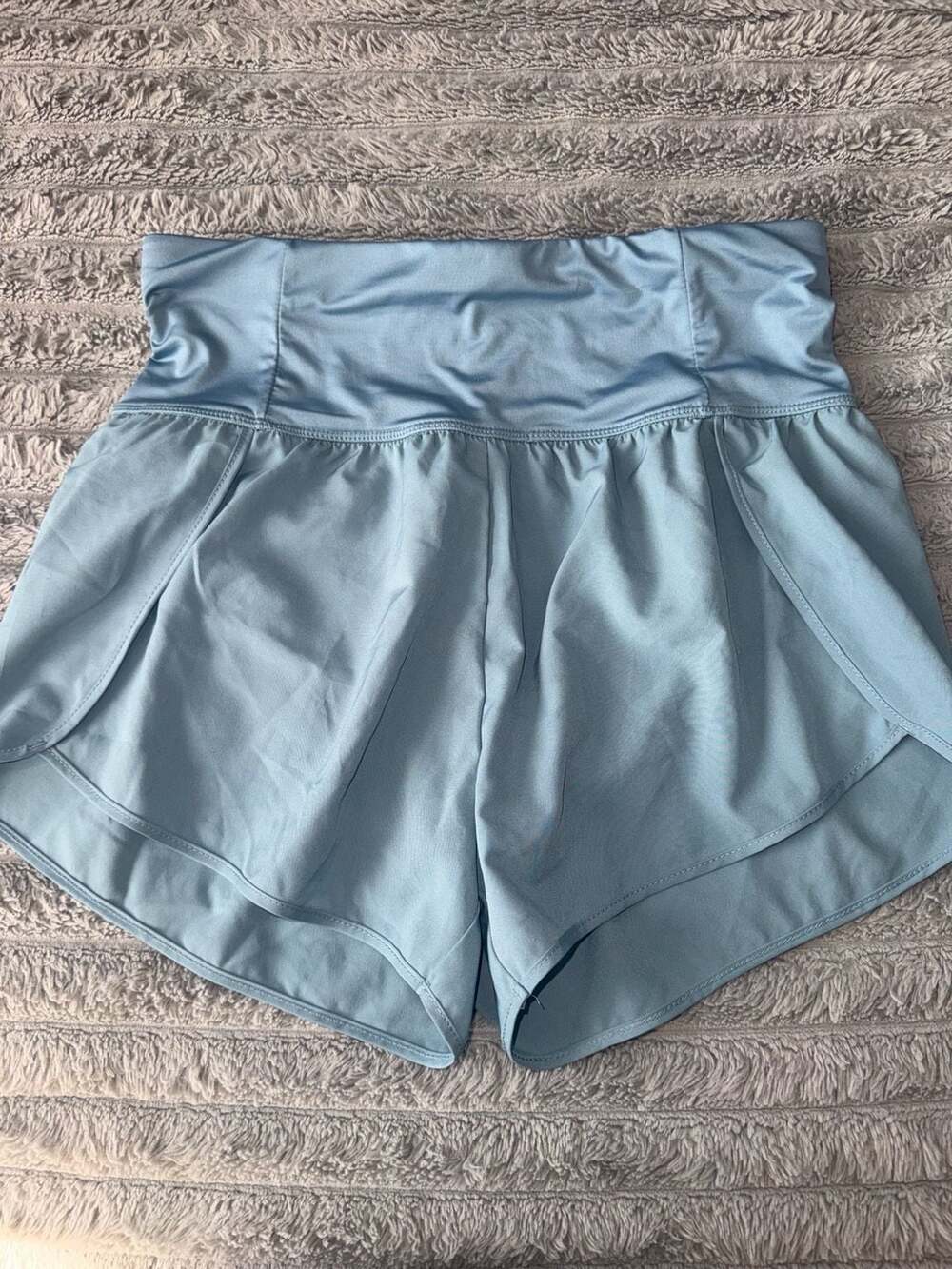 Love Tree Athletic Shorts Size M Blue High Waisted Running Gym Active